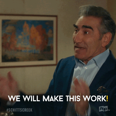 A man saying, "We will make this work!"