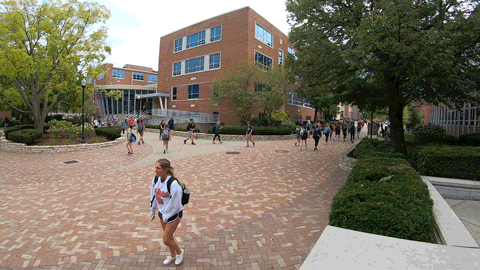 University of Dayton campus life Gif