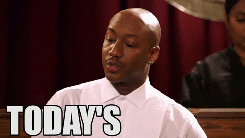 A man is saying the words "TODAY'S THE DAY"