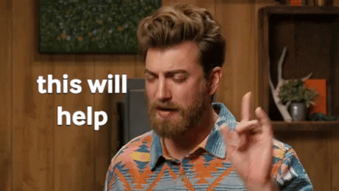 A man is saying the words "this will help"