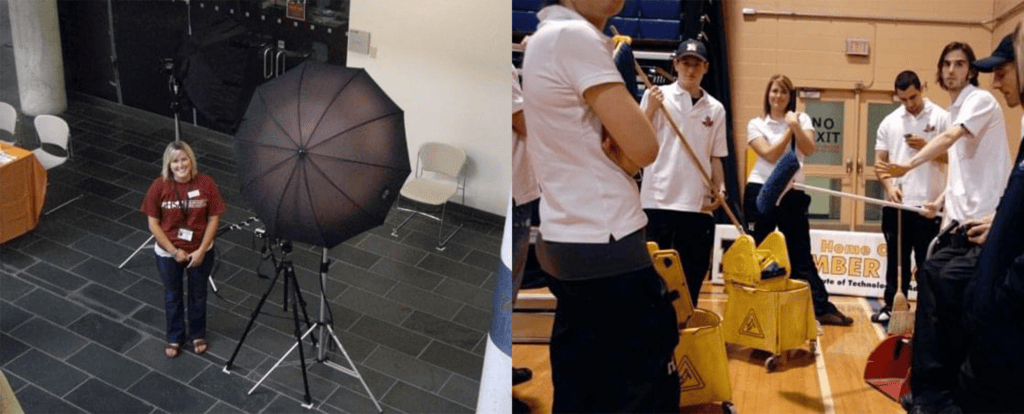 Pictures of Heather Butts during her time as a University of Guelph-Humber student.
