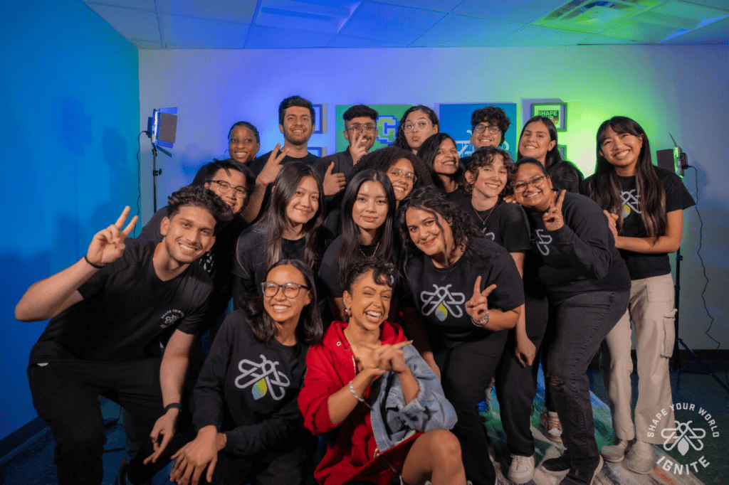 group picture of campus life student