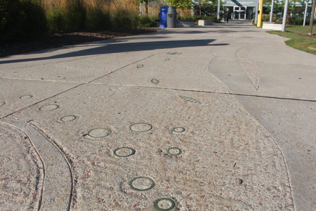 The Great Migration. Indigenous marking at the Lakeshore Campus.