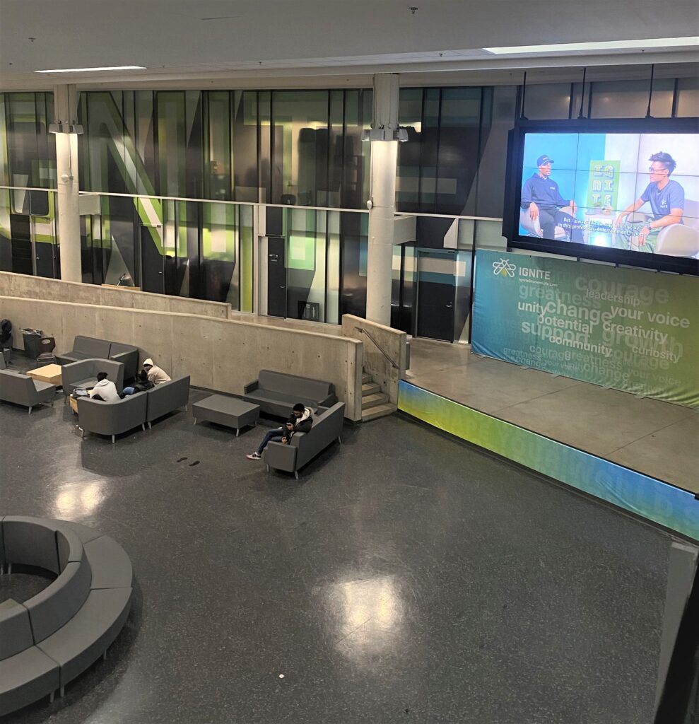 IGNITE Student Centre as a hangout spot