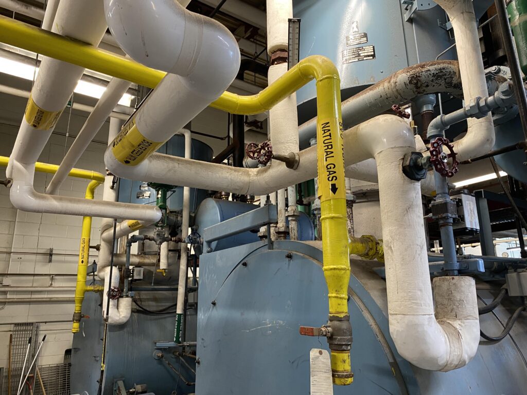 Heating and cooling system at Humber North campus.