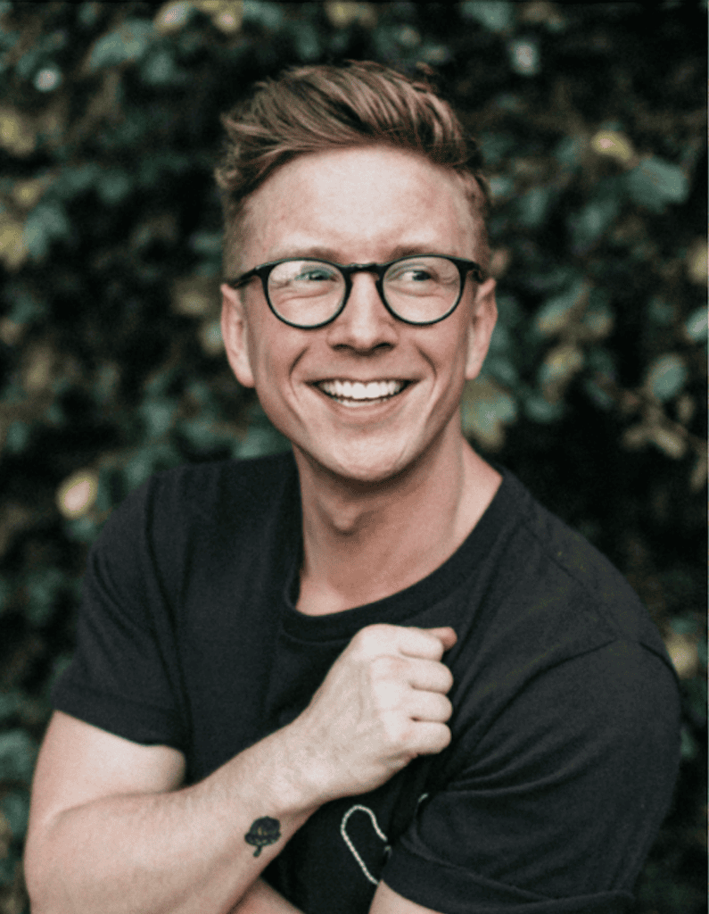 Tyler Oakley smiling.