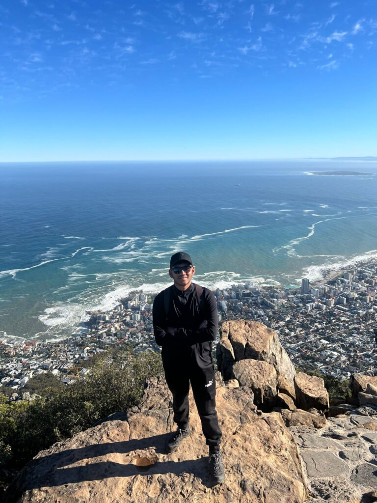 Picture of Neer Maroo on a mountain
