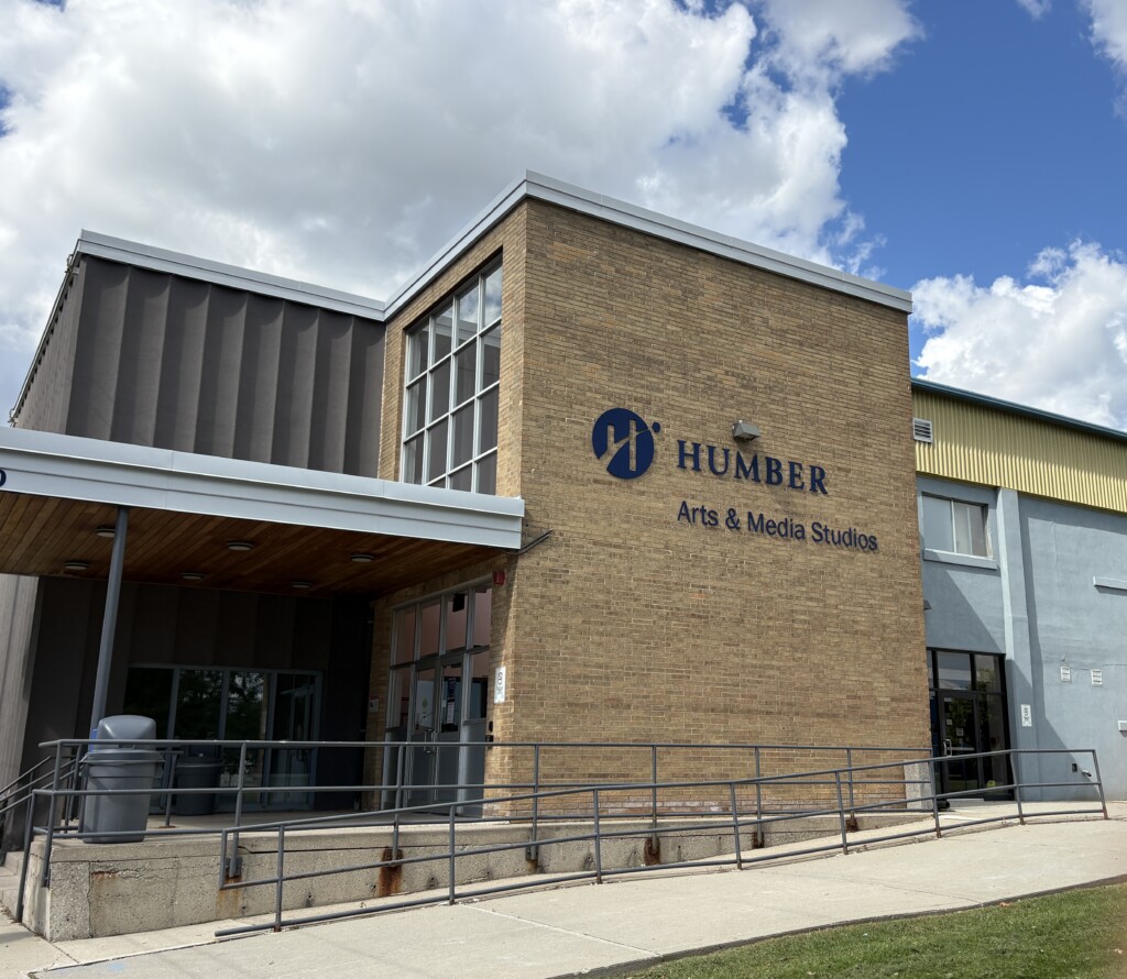 Exterior view of Humber Arts & Medias Studios building 