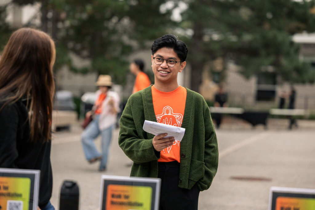 Michael Apostol at the Walk of Reconciliation